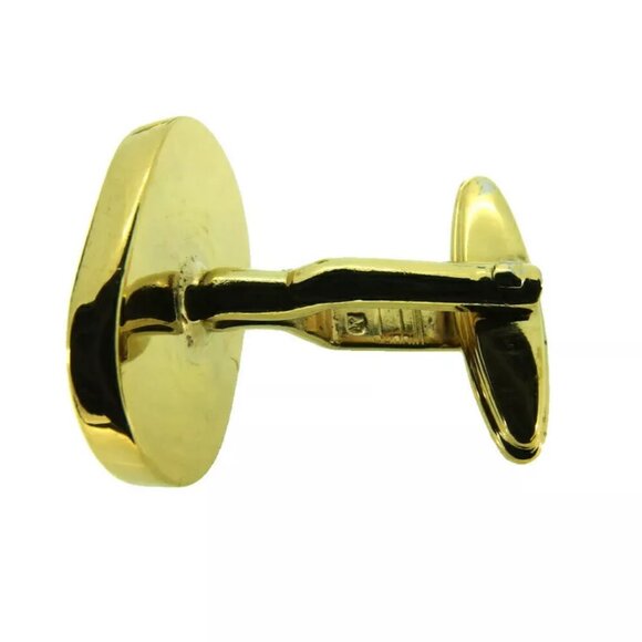 DUNHILL Cuffs D Mark Gold Bracket Authentic USED - Picture 8 of 10